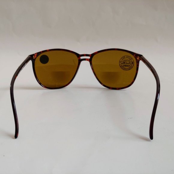 (NWT) Vintage 90's PC Square Bi-Focal Reading Sunglasses +2.50 (S.Tortoise) - Picture 3 of 4